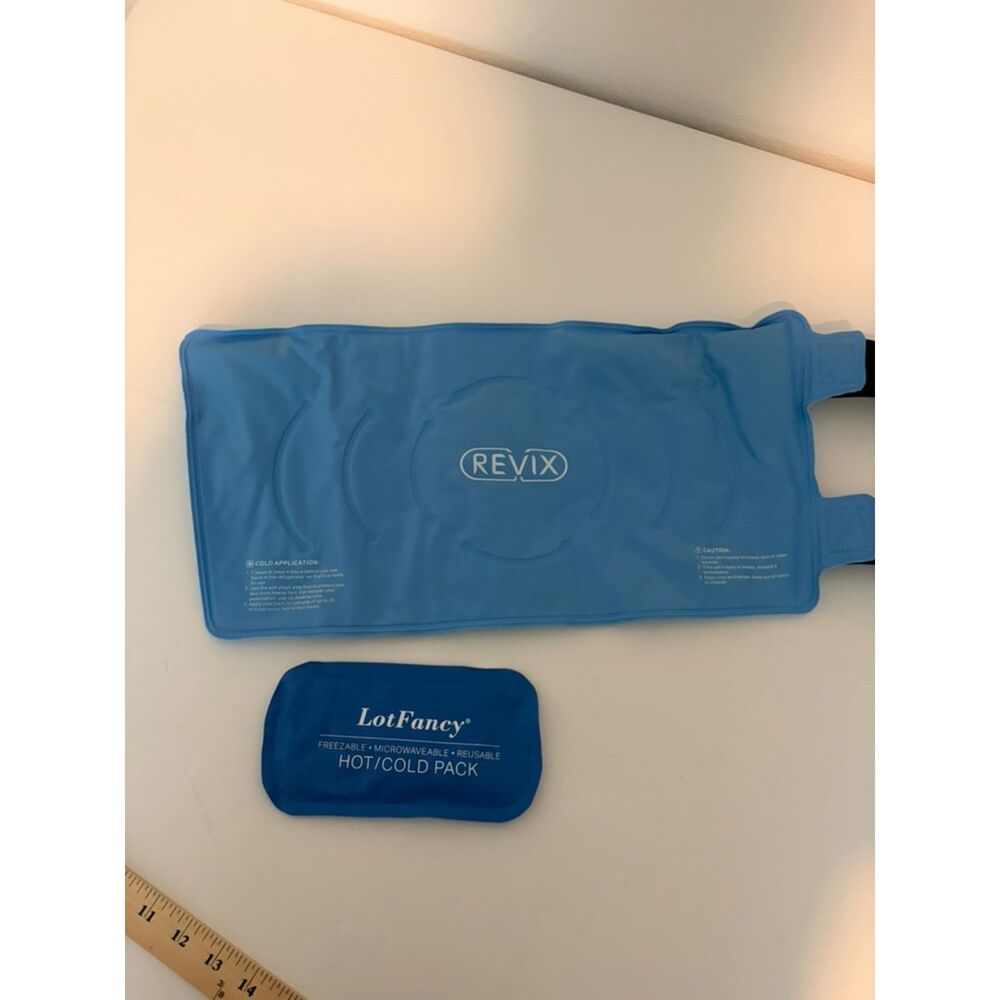 REVIX Ice Pack for Knee Pain Relief, Reusable Gel Ice Wrap for Leg Injuries,